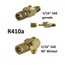 Schnellkupplung/Verbinder 5/16" SAE (R410a) gerade oder 90° Winkel