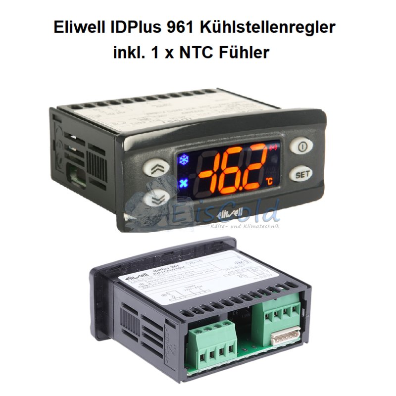 Eliwell IDPlus 974 elektronischer Kühlstellenregler inkl 2 Fühler 230 V