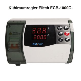 Elitech Kühlraumregelung ECB 1000Q inkl. 2 x Fühler