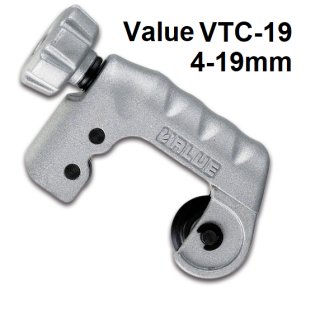 VALUE VTC-19 Rohrschneider 4-19mm mit hochwertige Schneide