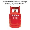 Kältemittel R600a Isobutan Eigentumsflasche 5 Kg