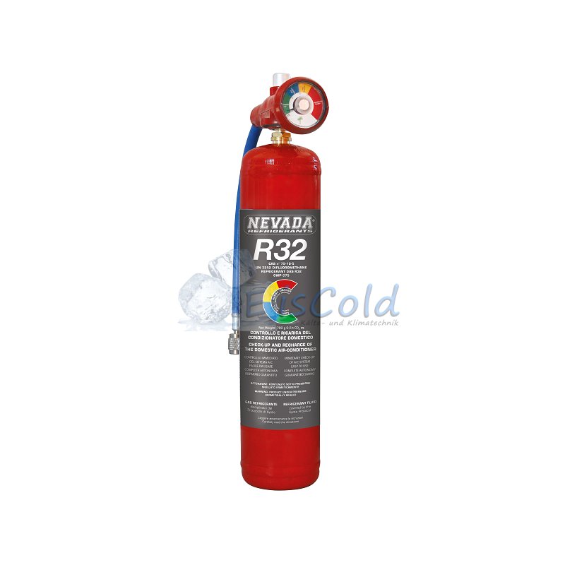 Zylinder inkl DIY Manometer R32 DIY 1lt - Eigentums oder nur Flasche 