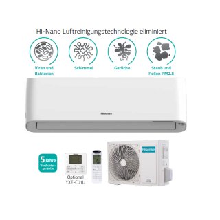 Hisense "Energy Pro" 2,6 KW A+++  inkl. ConnectLife WIFI